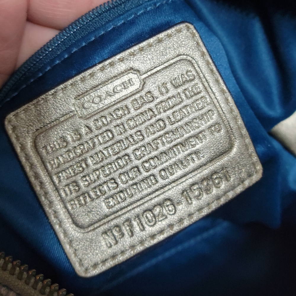 Authentic Coach Kristin Python Embossed Leather Hobo - Picture 11 of 15